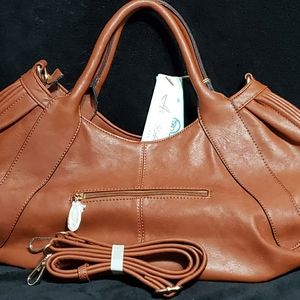 NWT Alyssa Caramel Satchel